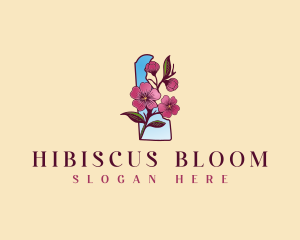 Delaware Flower Blossom logo design