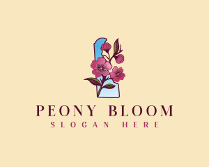 Delaware Flower Blossom logo design