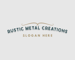 Rustic Hipster Business logo design