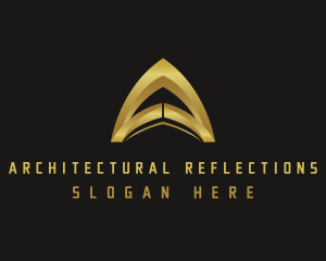 Architecture Studio Letter A logo design