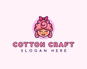 Sugar Cotton Candy Sweet logo design