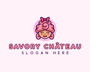 Sugar Cotton Candy Sweet logo design