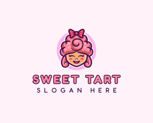 Sugar Cotton Candy Sweet logo design