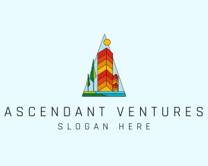 Skyscraper Tower Building logo design