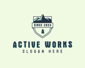 Outdoor Mountain Adventure   logo design