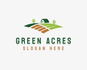 Farm Field Landscaping logo design