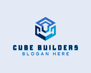 Cube IT Artificial Intelligence logo design