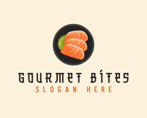 Sashimi Food Cuisine logo design