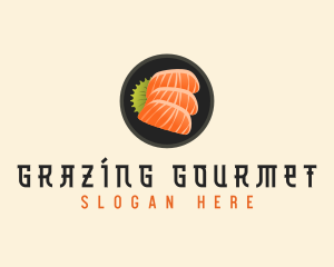 Sashimi Food Cuisine logo design