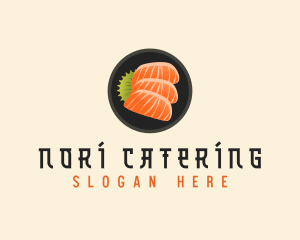 Sashimi Food Cuisine logo design