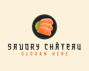 Sashimi Food Cuisine logo design