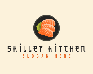 Sashimi Food Cuisine logo design