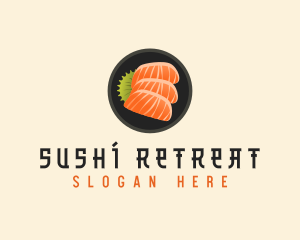 Sashimi Food Cuisine logo design