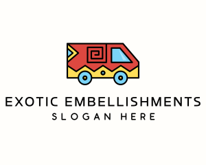 Ethnic Truck Vehicle logo