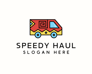 Ethnic Truck Vehicle logo design