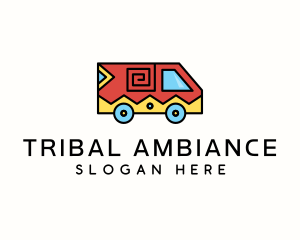 Ethnic Truck Vehicle logo design