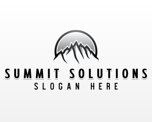 Mountain Peak Summit logo design