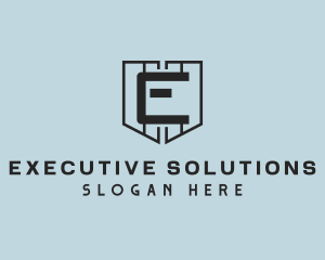 Business Firm Letter E logo design