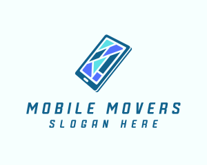 Modern Mobile Tablet logo design