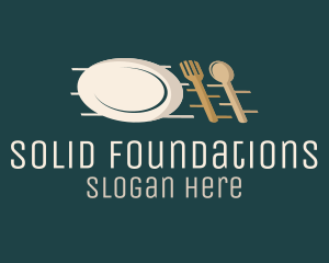 Plate Fork Spoon Logo
