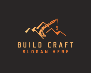 Mountain Crane Contractor logo design