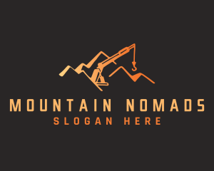 Mountain Crane Contractor logo design