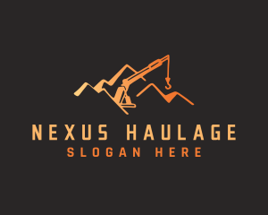 Mountain Crane Contractor logo design