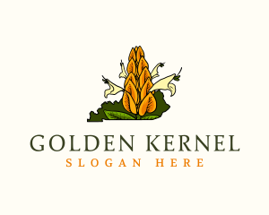 Golden Shrimp Plant Kentucky logo design