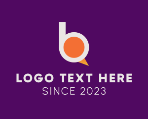 Chat Letter B logo