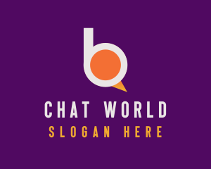 Chat Letter B logo