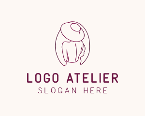 Pink Hat Lady Stylist logo
