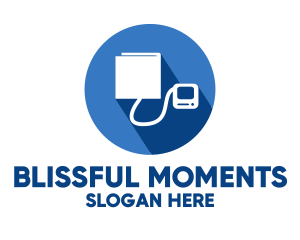 Blood Pressure Monitor logo design