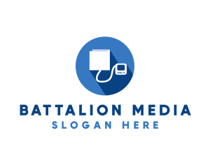 Blood Pressure Monitor logo design