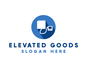 Blood Pressure Monitor logo design