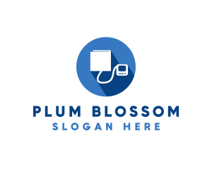 Blood Pressure Monitor logo design