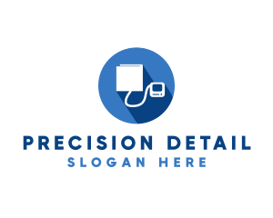 Blood Pressure Monitor logo design