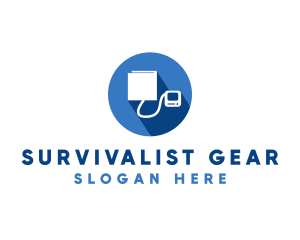 Blood Pressure Monitor logo design