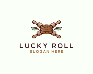 Rolling Pin Cookie  logo design