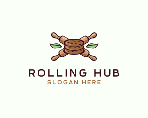 Rolling Pin Cookie  logo design