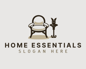 Interior Armchair Furniture logo design