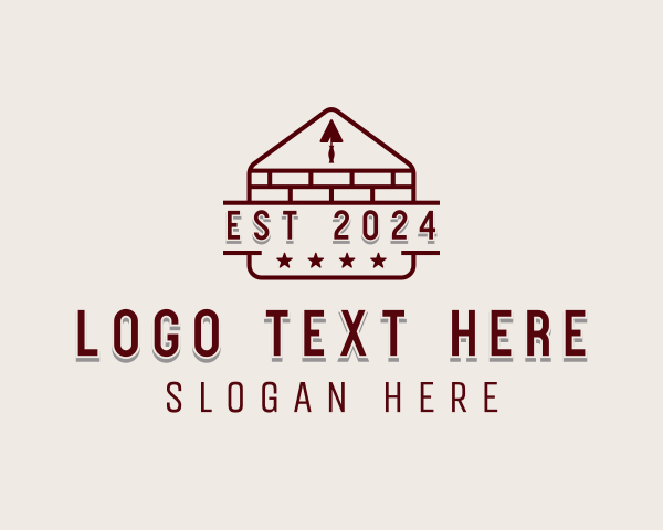 Bricklaying logo example 4