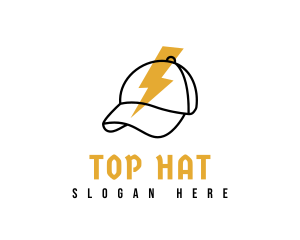 Thunder Baseball Cap logo design