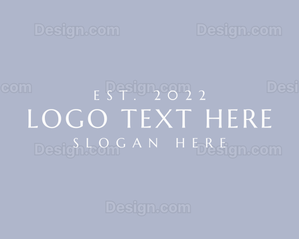 Elegant Minimalist Business Logo