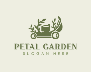 Backyard Lawn Mowing logo design