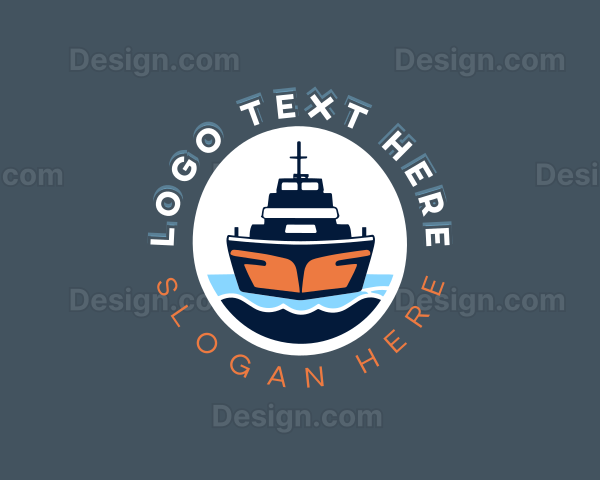 Cruise Ship Travel Logo