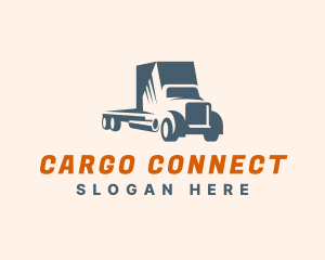 Cargo Truck Logistics logo design