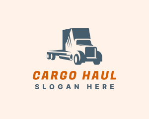 Cargo Truck Logistics logo design