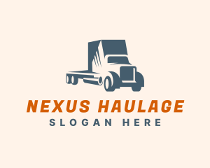 Cargo Truck Logistics logo design