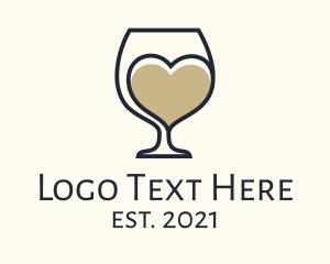 Heart Wine Glasses logo