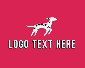 Dalmatian Pet Dog logo